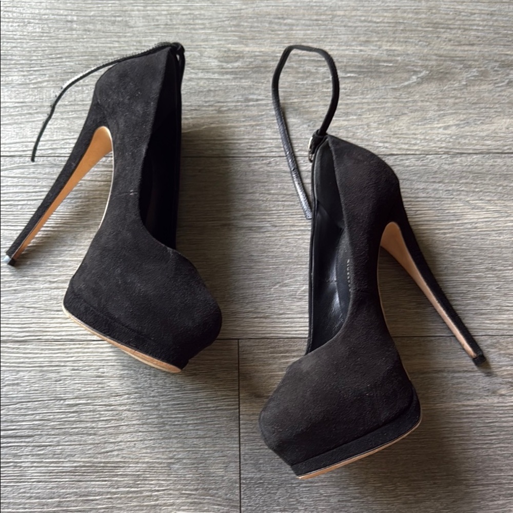 Vero Cuoio Black Platform Stiletto Heels